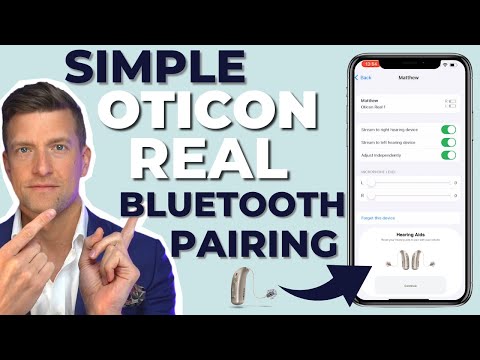 How to Pair Your Bluetooth Oticon REAL Hearing Aids to Your iPhone in 3