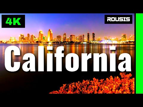 California 4K Relaxation Film With Drone [Aerial View]