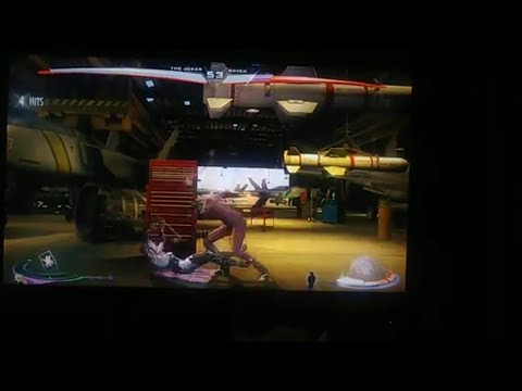 Injustice  Joker Enhnaced Crowbar Attacks on Raven Ryona