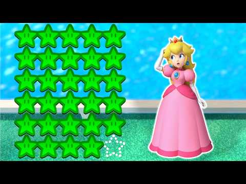 How fast can she find ALL 30 HIDDEN Green Stars? (Hide and Seek Race - Super Mario 3D World)