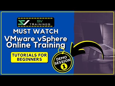 VMware vSphere | Tutorial For Beginners | Demo Session 1 | SV Trainings