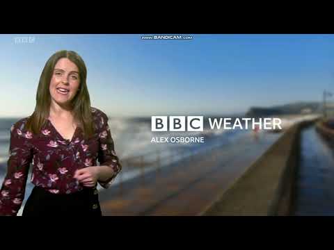 Alex Osbourne BBC ONE Spotlight weather March 19th 2022 in HD! - 60 FPS