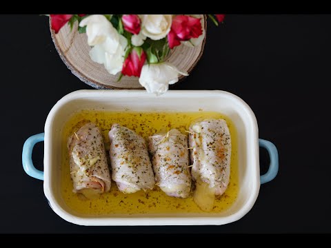 Rulada de porc cu sunca si cascaval