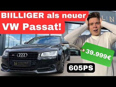 So BILLIG 605 PS fahren 😍😱 (Audi S8 Plus Gebrauchtwagen-Check✅)