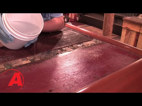 How to Apply Liquid Glass Epoxy on a Bar Top with Amazing Clear Cast Resin | Alumilite