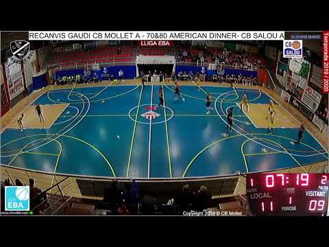 RECANVIS GAUDI CB MOLLET A - 70&80 AMERICAN DINNER  CB SALOU A (T19-20) J13