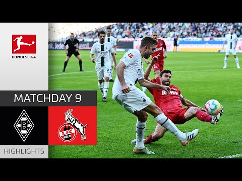 Borussia M'gladbach - 1. FC Köln 5-2 | Highlights | Matchday 9 – Bundesliga 2022/23