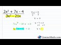 Finding the Restricted Values for a Rational Expression