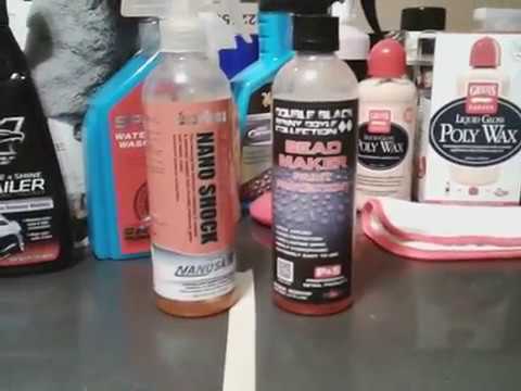 Nano shock auto scrub spray wax sealant vs p&s bead maker spray wax sealant part 2