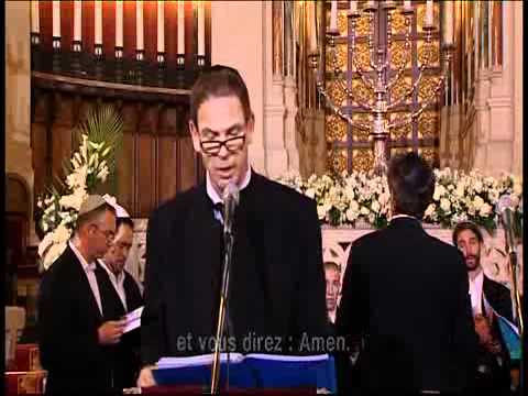 Kadish .Cantor Aron David Hayoun et le choeur de la grande synagogue de paris  la victoire.2011