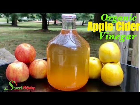 TWO EASY WAYS TO MAKE YOUR OWN HOMEMADE ORGANIC APPLE CIDER VINEGAR WITH THE MOTHER FROM SCRATCH