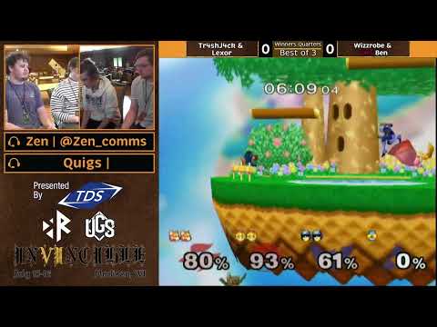 Invincible VII - Doubles -  Winners Quarters - Tr4shJ4ck/Lexor Vs. Ben/Wizzrobe
