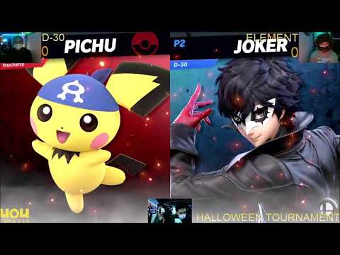 4o4 Monster Smash Halloween Tourney - VA| Element (Pichu) vs D-30 (Joker) - Winners Round 2