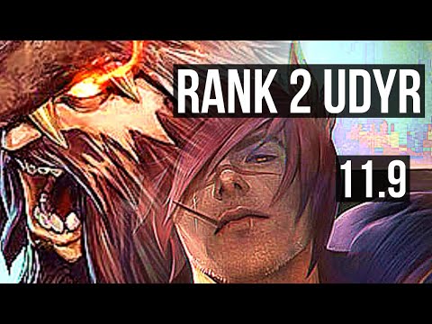 UDYR vs SETT (JUNGLE) | Rank 2 Udyr, 5/3/10, Rank 17 | KR Challenger | v11.9
