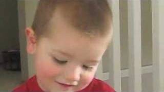 Levi Smith singing Spiderman