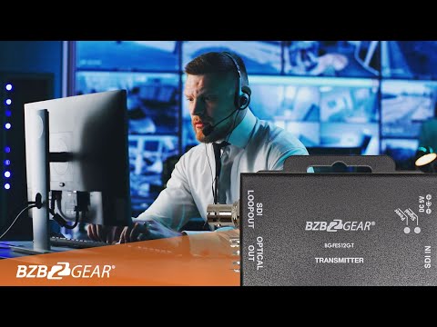 Go Long! BZBGEAR BG-FES12G 12G-SDI over Fiber Optic Extender with 4K Support!