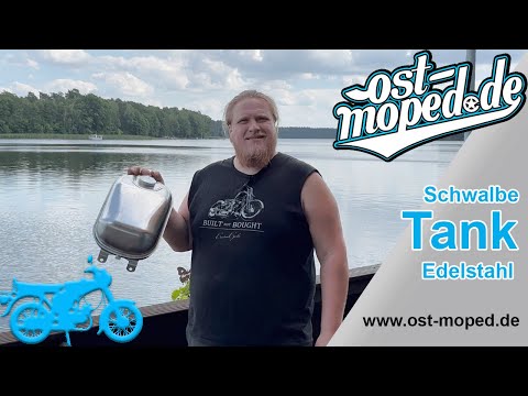 Simson Schwalbe | Stainless steel tank | Tinkering with a beautiful backdrop