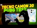 Tecno Camon 20 Pubg Test | HEATING Problem?🔥⚠️ | Pubg Fps Test❤️