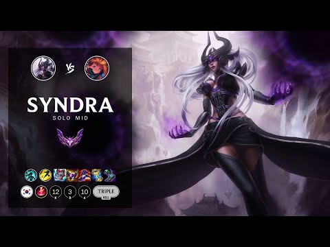 Syndra Mid vs Zoe - KR Master Patch 12.12