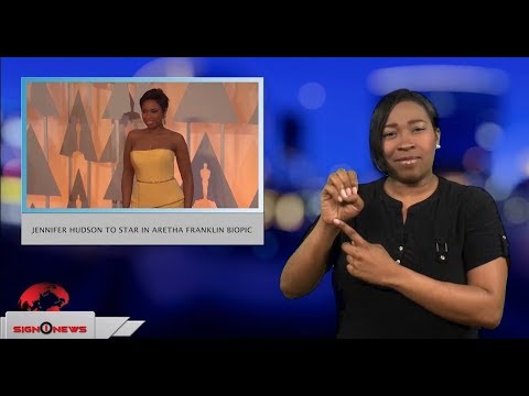 Jennifer Hudson to star in Aretha Franklin biopic (ASL - 1.29.18)