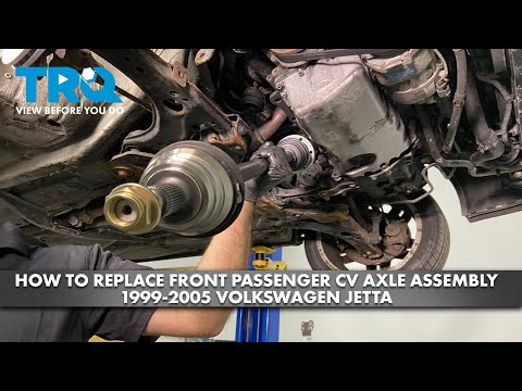 How to Replace Front Passenger CV Axle Assembly 1999-2005 Volkswagen Jetta