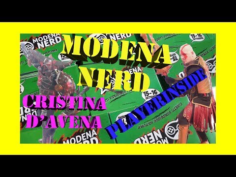 💛 MODENA NERD 2018 - CRISTINA D'AVENA e PLAYERINSIDE 💛