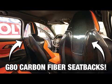 G80 M3 CARBON FIBER SEATBACKS! (Suvneer Motorsports)