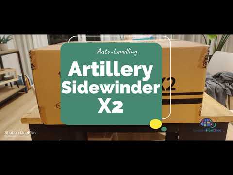 GadgetsFromChina - Artillery Sidewinder X2 Printer - Levelling the printer