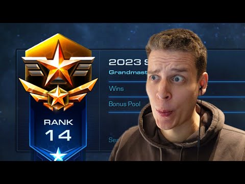 The GREATEST StarCraft II Player in the world CLimbing the ladder.