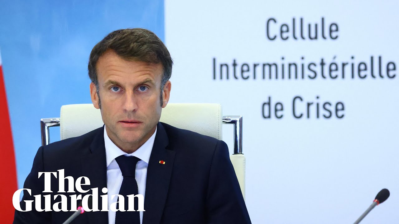 Emmanuel Macron says social media is fuelling copycat violence in France riots - YouTube
