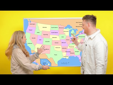 Can British People Label A Map Of The USA?