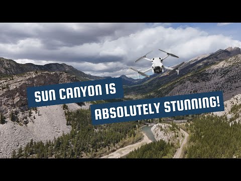 Drone Aerials of Sun Canyon, MT (An absolute hidden gem!)