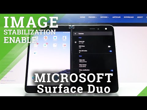 How to Activate Image Stabilization on MICROSOFT Surface Duo - Turn On Image Stabilization