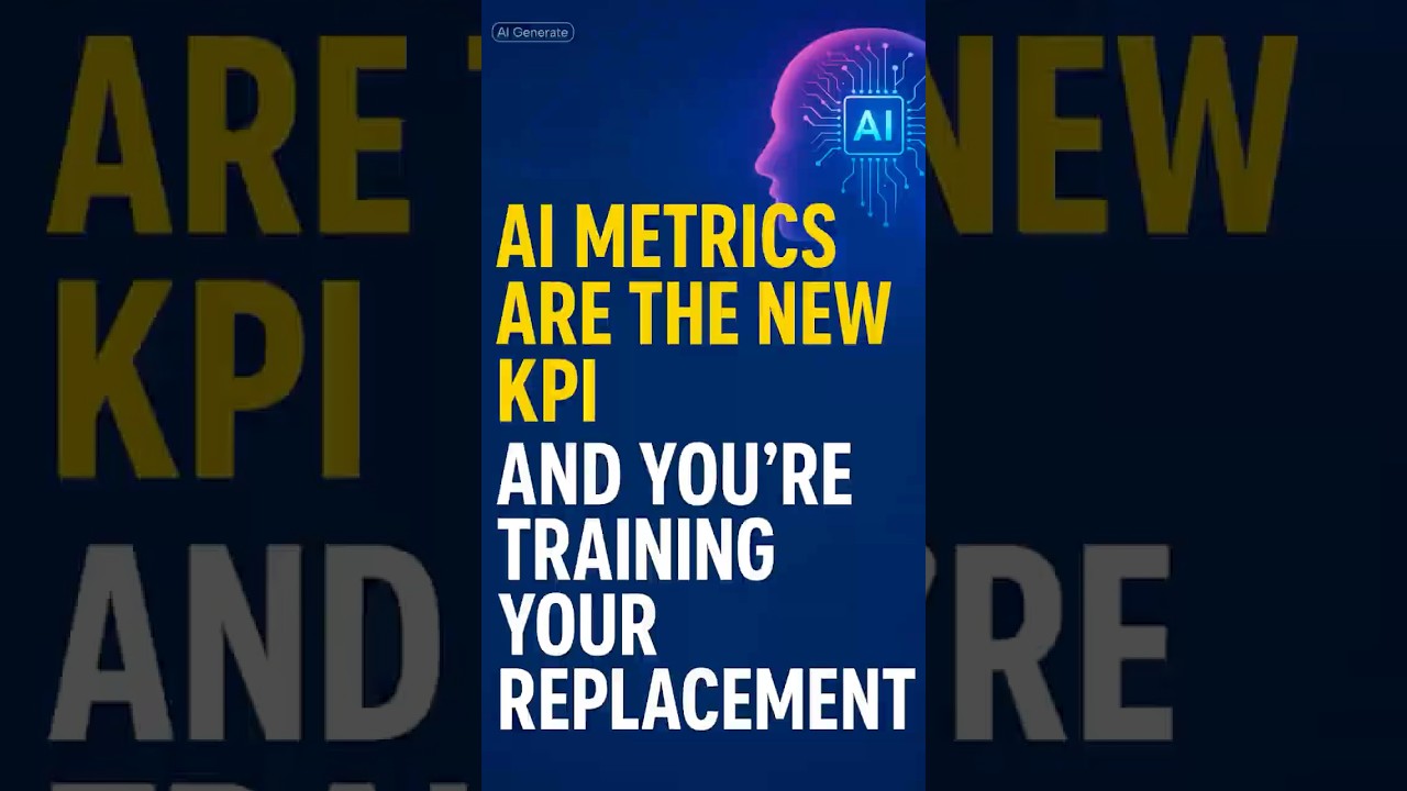 AI Metrics Are the New KPI — And You’re Training Your Replacement 😳
