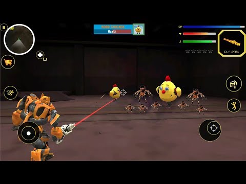 ► Wild Robo Chicken Mission | Robot City Battle Android Gameplay