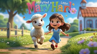 🎶 Mary Had A Little Lamb: The Ultimate Nursery Rhyme Sing-Along! 🐑✨ Fun for Kids!