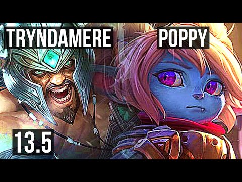TRYNDA vs POPPY (TOP) | 3/1/7, 400+ games | KR Challenger | 13.5