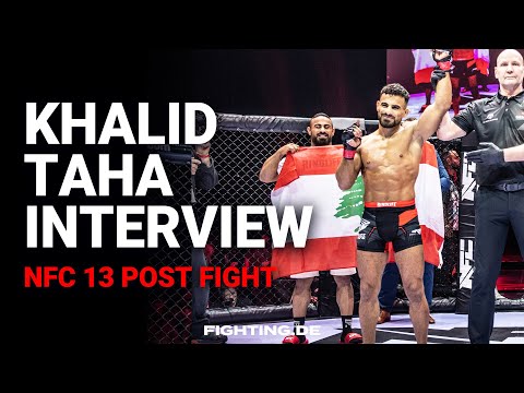 NFC 13: Khalid Taha Post Fight Interview - FIGHTING