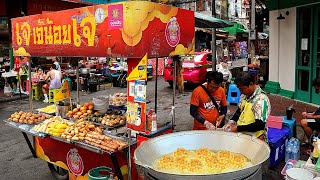 Amazing Fried 100Kg! of Crunchy Thai Chinese Snacks | Thai Street Food