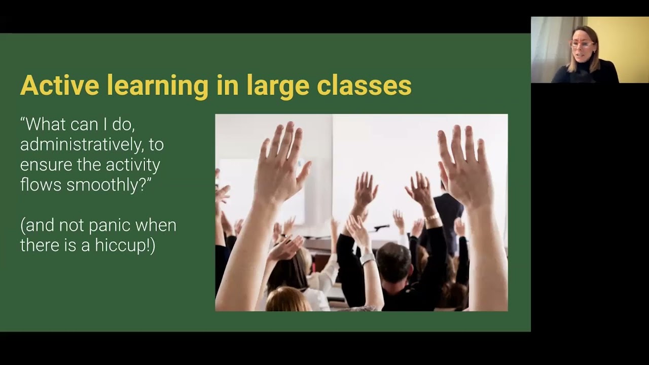 Active Learning Ideas for Large Classes