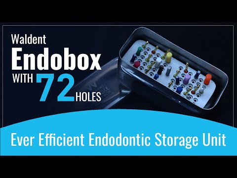 Ever Efficient Endodontic Storage Unit | Waldent Endobox with 72 Holes