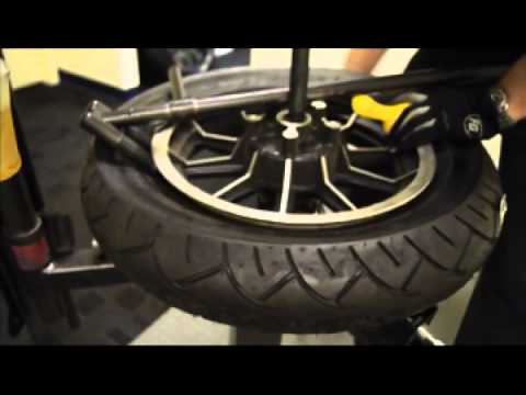 No-Mar Tire Changer - How to change rear tire on a Harley