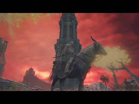 ELDEN RING how to climb the tall tower in Caelid, red desert area first great rune location