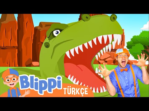 Blippi ile Dinozorları Keşfet! | Blippi Türkçe - Çocuklar için Eğitici Videolar