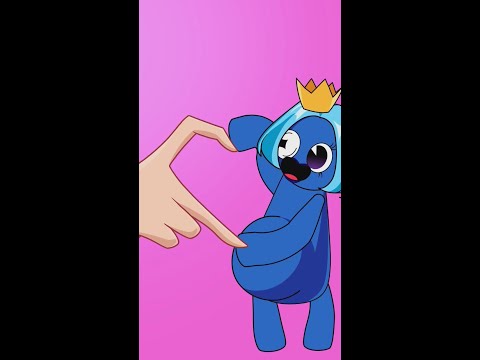 Rainbow Friends Finger Heart 💜❤️💛💚💙 Fancy Refill with Avocadoo #shorts #avocado #avocadobaby