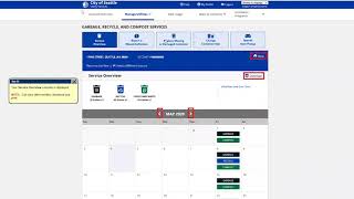 SPU My Utilities Website Tutorial | How to View Collection Calendar