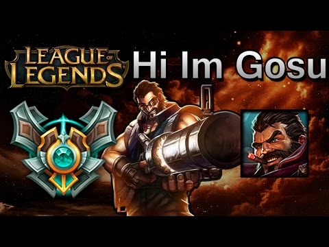 Hi Im Gosu - Graves/Blitzcrank vs Caitlyn/Zilean - ADC - Master S4 | 213