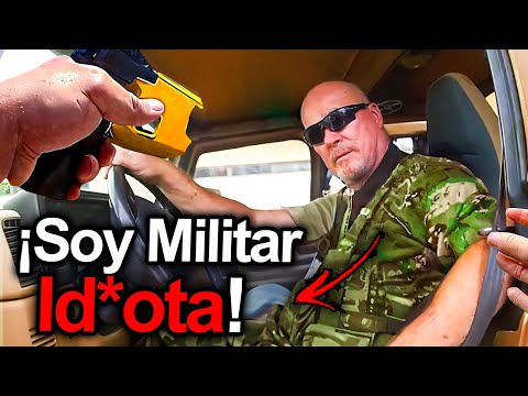 Policías IDIOTAS Que Intentaron Arrestar a SOLDADOS de Alto Rango