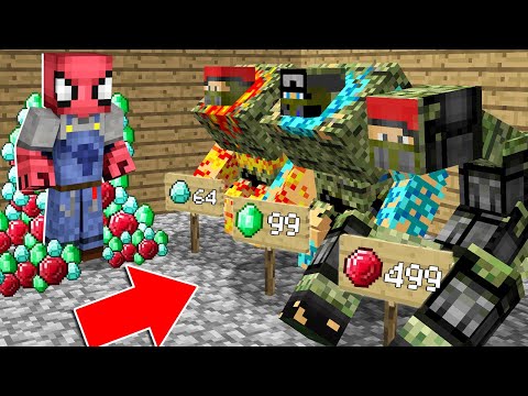 FAKİR MUTANT ASKER SATICISI OLDU! 🦸‍♂️ (1 ASKER 999 ELMAS!) - Minecraft