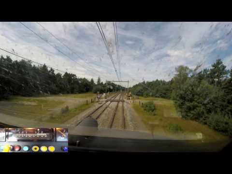 A train driver's view: Zwolle - Utrecht CS, ICM, 07-Jul-2016.